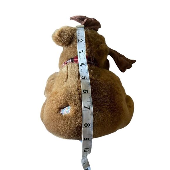 New Geppeddo Cuddle Kids 2001 Morris Moose Plush Porcelain Doll 9″ - Picture 9 of 11